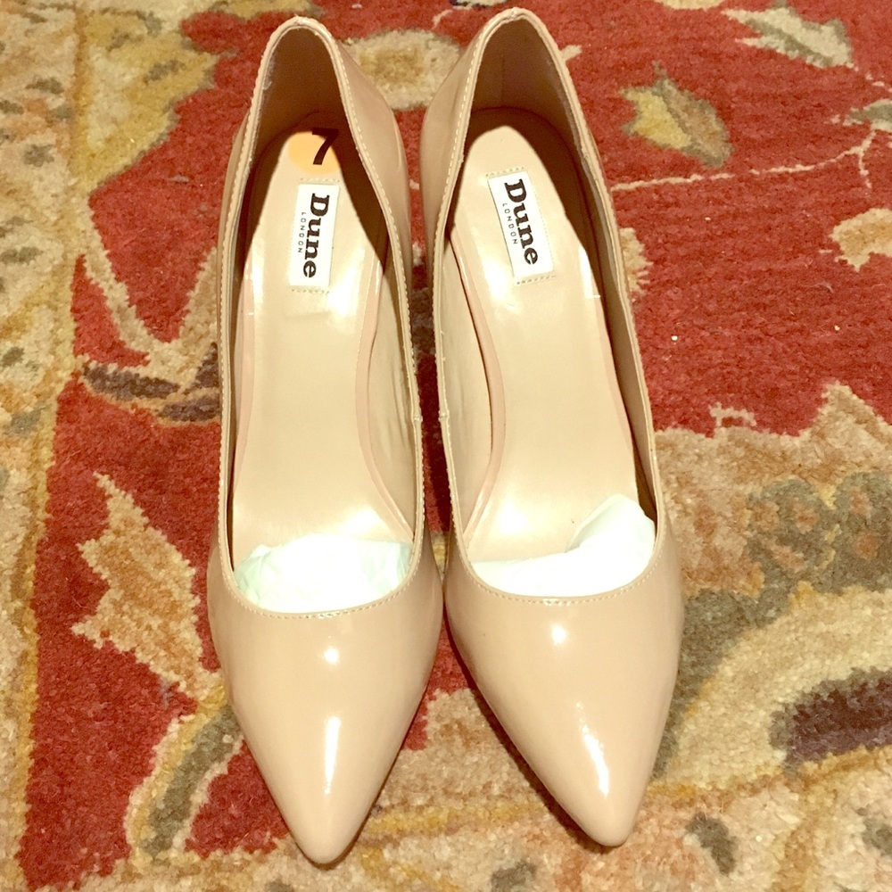 Dune London Nude Mid Heel